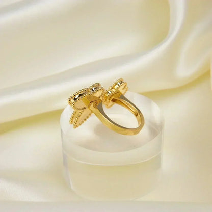 [sparkle Jewelry ]LUCKY BETWEEN THE FINGER RING
