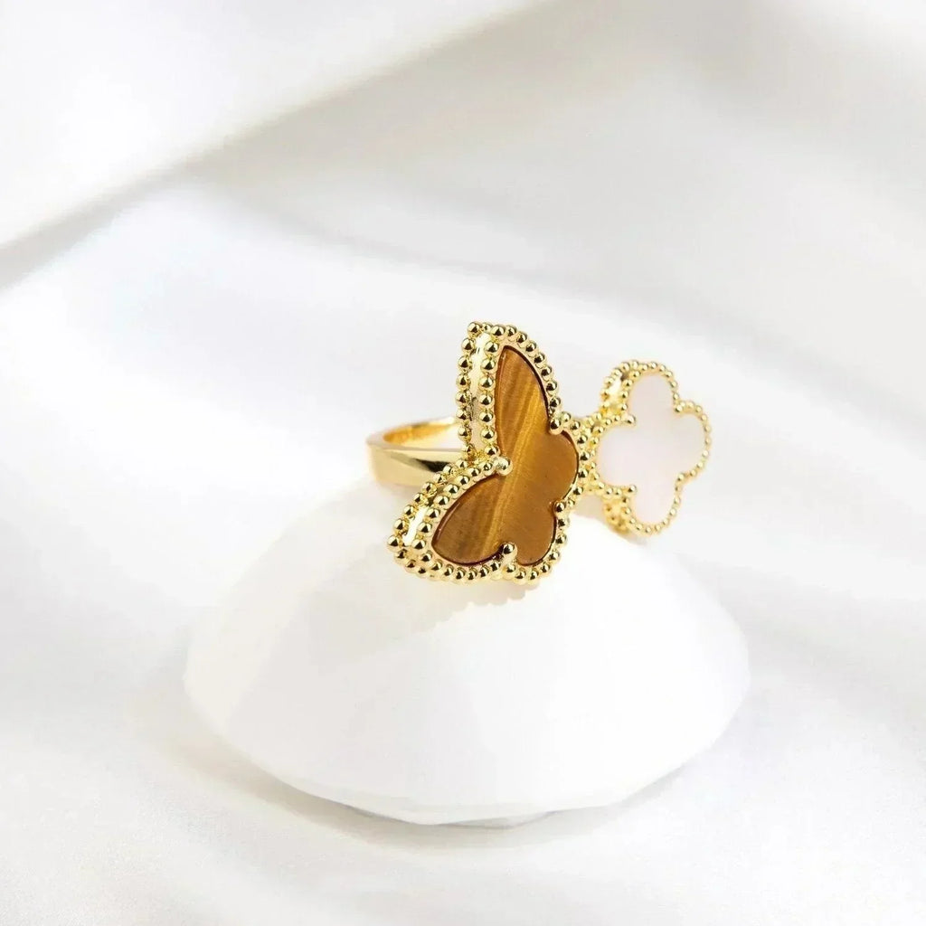 [sparkle Jewelry ]LUCKY BETWEEN THE FINGER RING