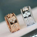 [sparkle Jewelry ]CLOVER KALEIDOSCOPE RING 10MM