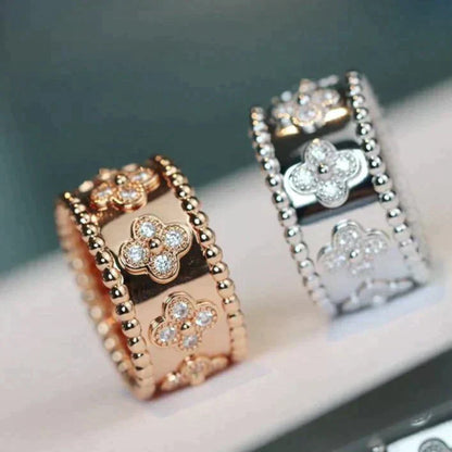 [sparkle Jewelry ]CLOVER KALEIDOSCOPE RING 10MM