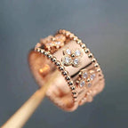 [sparkle Jewelry ]CLOVER KALEIDOSCOPE RING 10MM