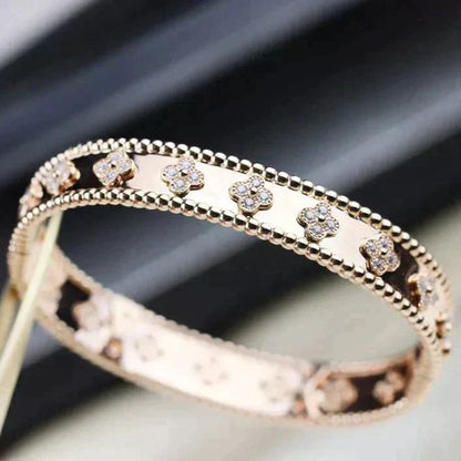 [sparkle Jewelry ]CLOVER BRACELET 8MM DIAMONDS