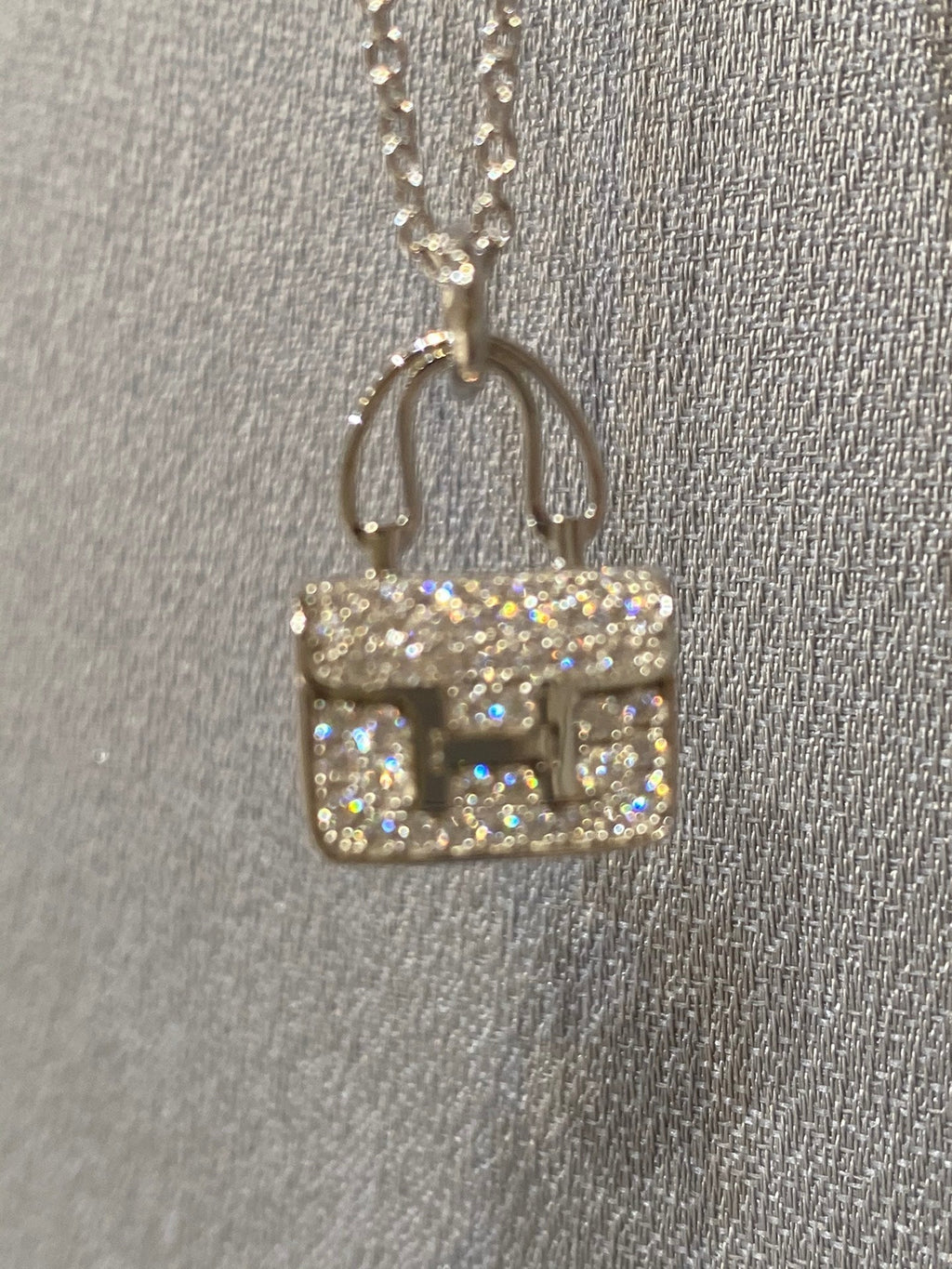 [sparkle Jewelry ]CONSTANCE PEDANT DIAMOND NECKLACE