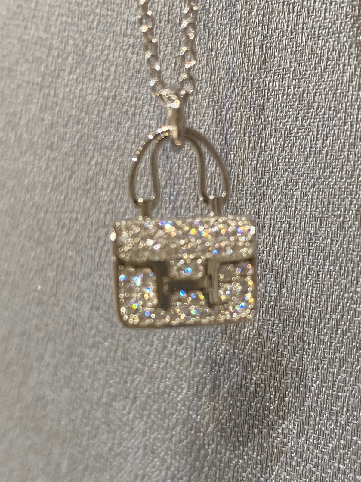 [sparkle Jewelry ]CONSTANCE PEDANT DIAMOND NECKLACE