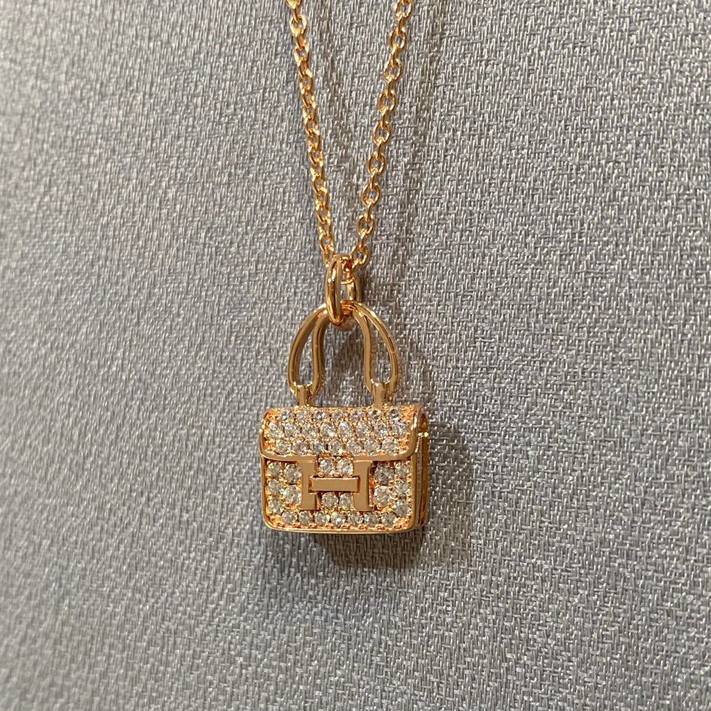 [sparkle Jewelry ]CONSTANCE PEDANT DIAMOND NECKLACE