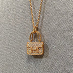 [sparkle Jewelry ]CONSTANCE PEDANT DIAMOND NECKLACE