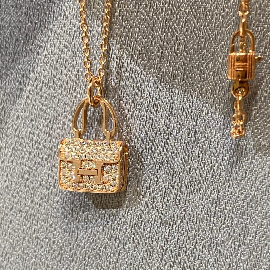 [sparkle Jewelry ]CONSTANCE PEDANT DIAMOND NECKLACE