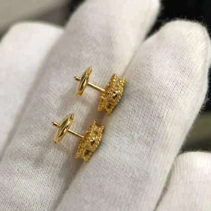 [sparkle Jewelry ]CLOVER MINI 9.5MM MALACHITE  EARRINGS