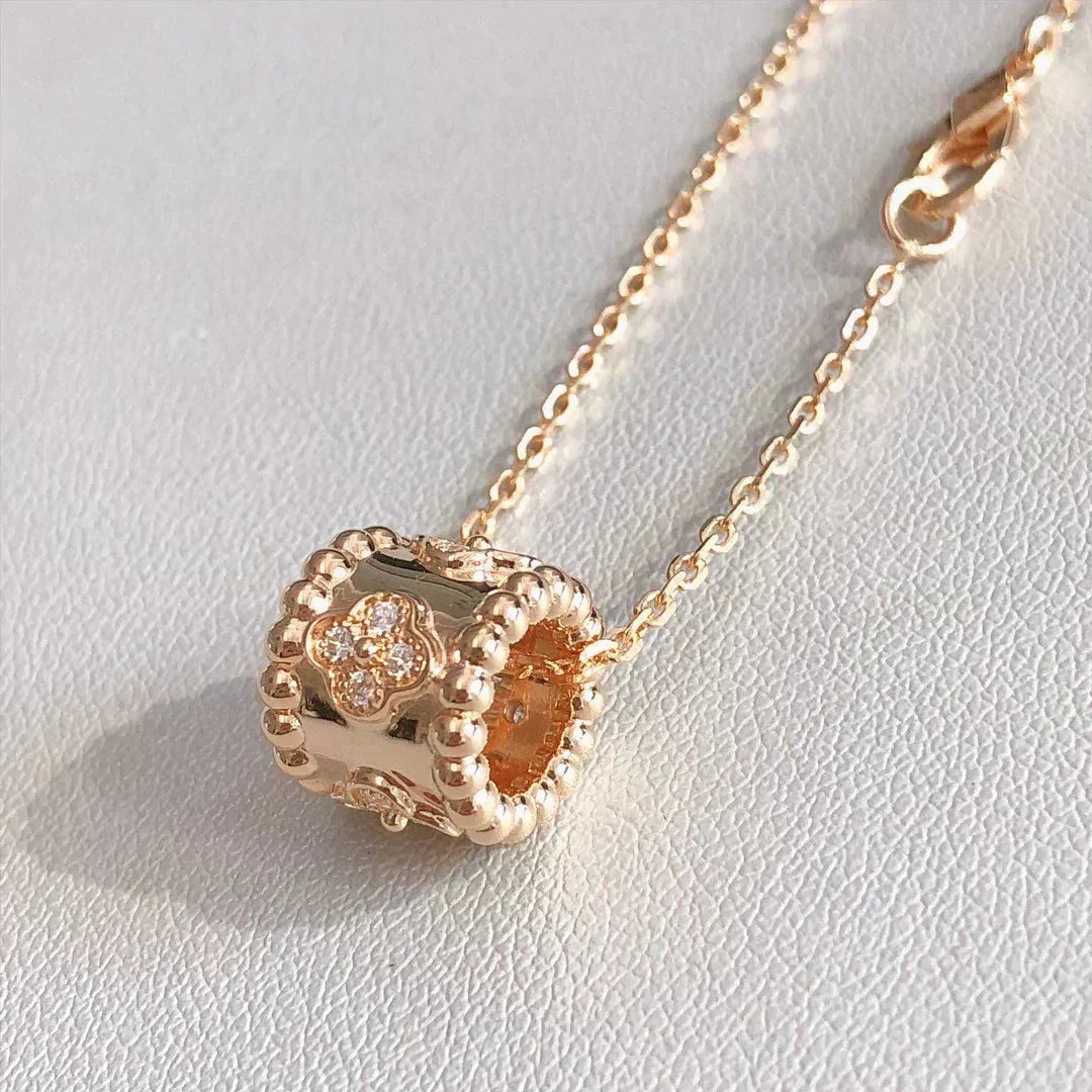 [sparkle Jewelry ]PERLEE PEDANT NECKLACE GOLD / ROSE GOLD