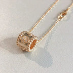 [sparkle Jewelry ]PERLEE PEDANT NECKLACE GOLD / ROSE GOLD