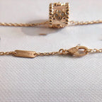 [sparkle Jewelry ]PERLEE PEDANT NECKLACE GOLD / ROSE GOLD