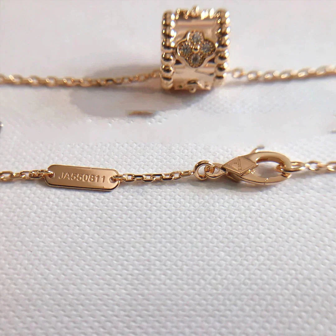 [sparkle Jewelry ]PERLEE PEDANT NECKLACE GOLD / ROSE GOLD