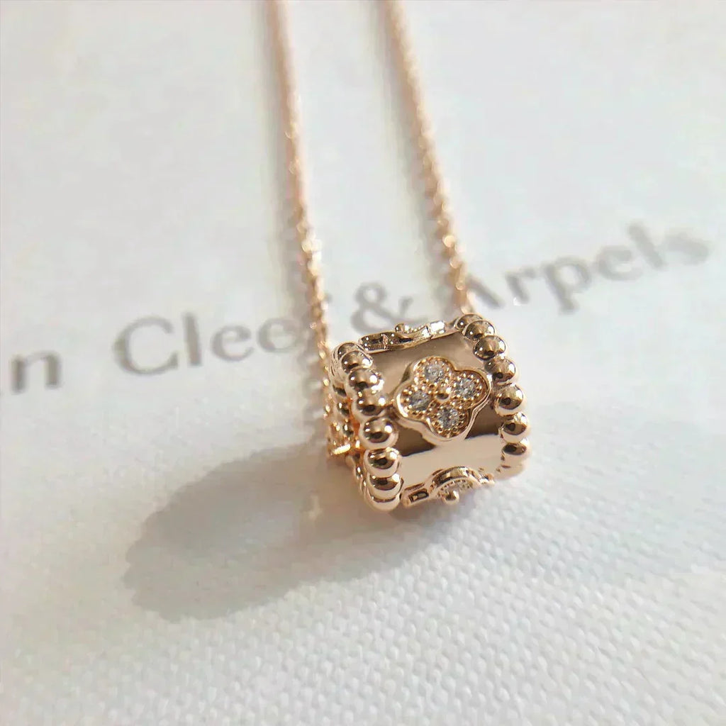 [sparkle Jewelry ]PERLEE PEDANT NECKLACE GOLD / ROSE GOLD