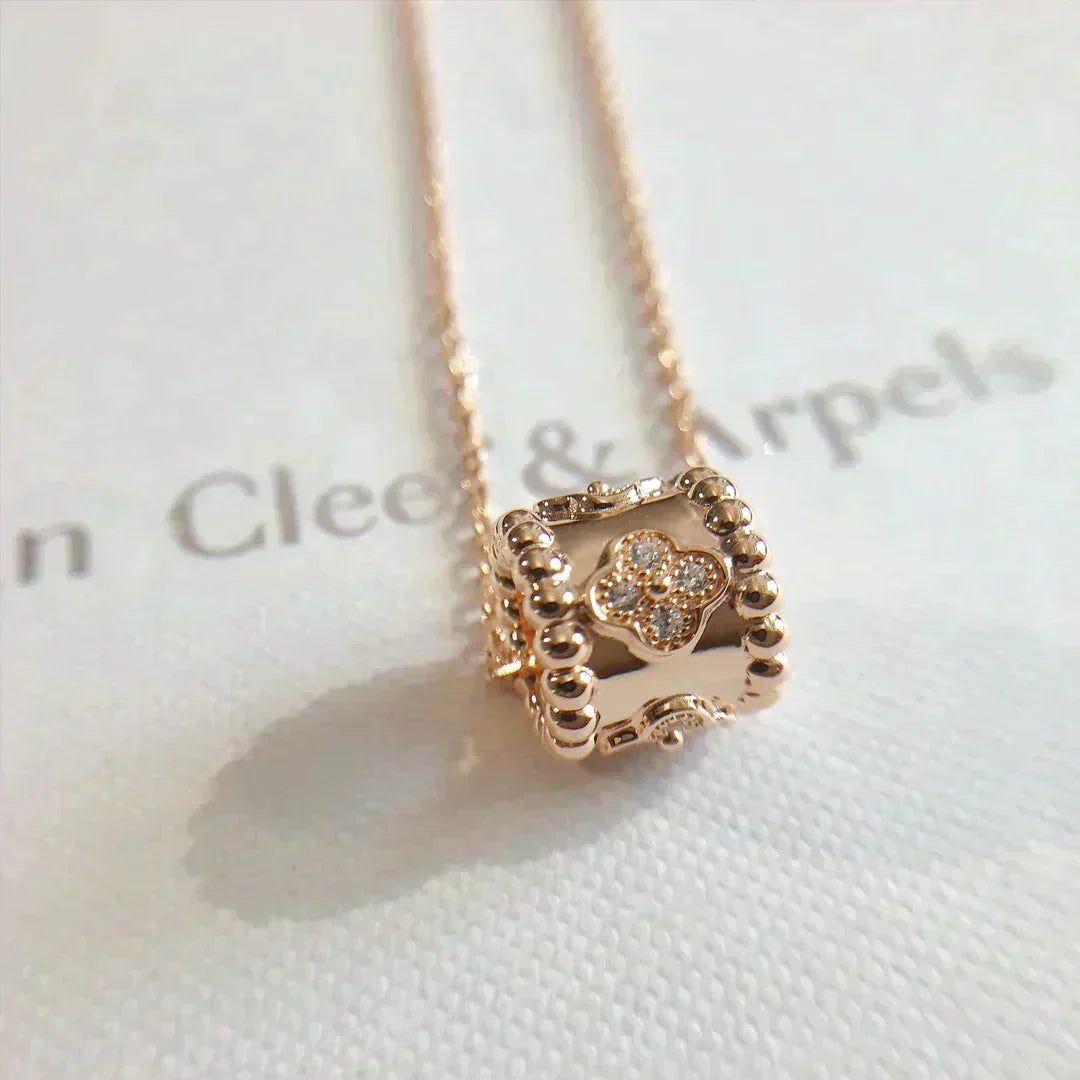 [sparkle Jewelry ]PERLEE PEDANT NECKLACE GOLD / ROSE GOLD