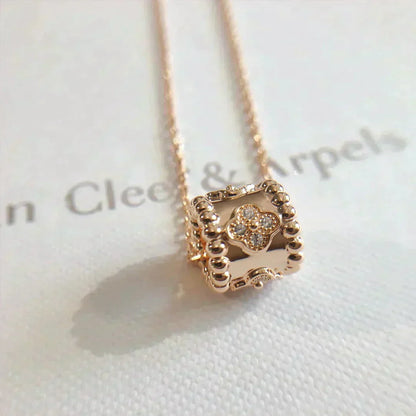 [sparkle Jewelry ]PERLEE PEDANT NECKLACE GOLD / ROSE GOLD