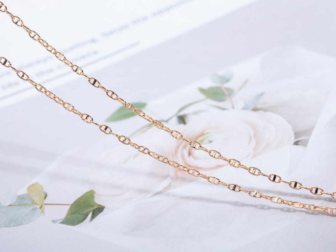 [sparkle Jewelry ]ECHAPPEE NECKLACE PINK GOLD