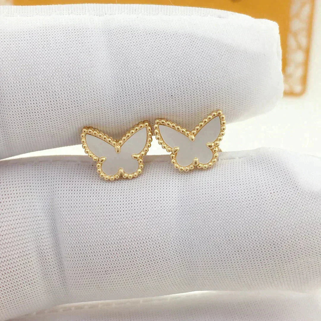 [sparkle Jewelry ]SWEET BUTTERFLY MOP EARSTUDS