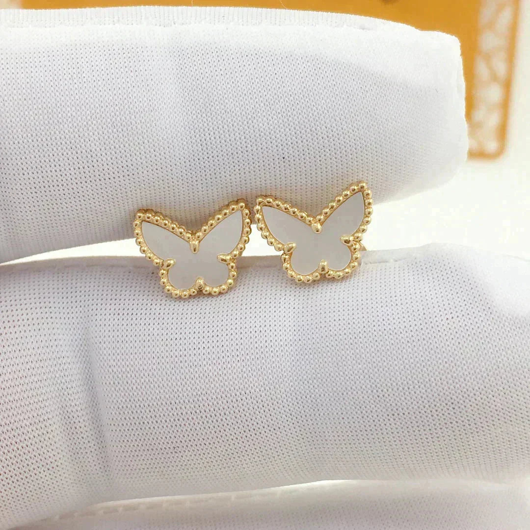 [sparkle Jewelry ]SWEET BUTTERFLY MOP EARSTUDS