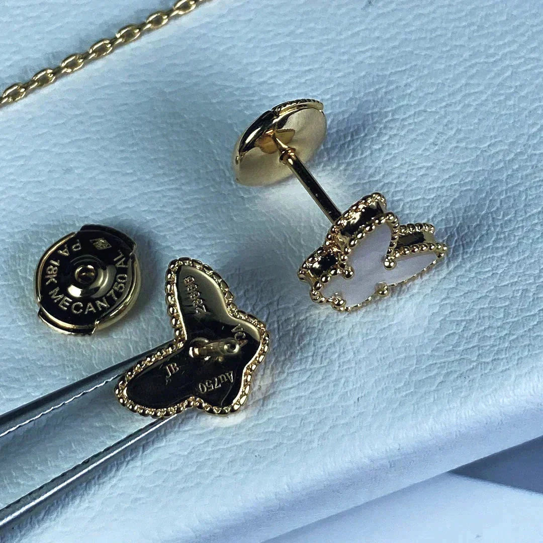 [sparkle Jewelry ]SWEET BUTTERFLY MOP EARSTUDS
