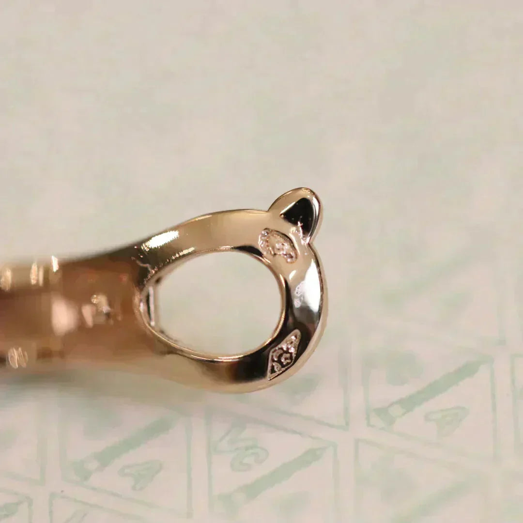 [sparkle Jewelry ]CLOVER MEDIUM 1 MOTIFS FUll DIAMOND EARRINGS