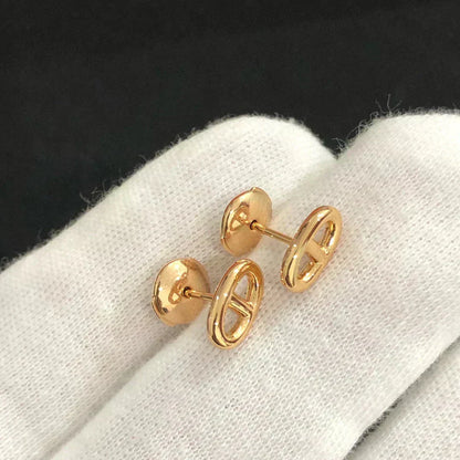 [Sparkle]KLEINE KETTENOHRRINGE GOLD UND SILBER