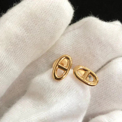 [Sparkle]KLEINE KETTENOHRRINGE GOLD UND SILBER