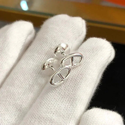 [Sparkle]KLEINE KETTENOHRRINGE GOLD UND SILBER