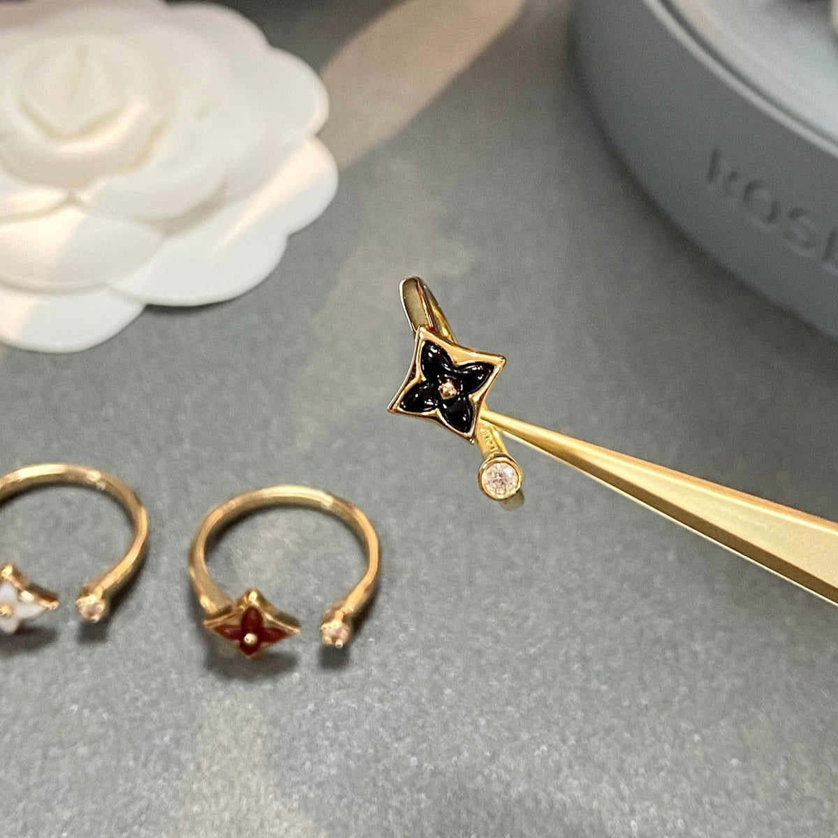 [sparkle Jewelry ]STAR 1 DIAMOND OPEN RING