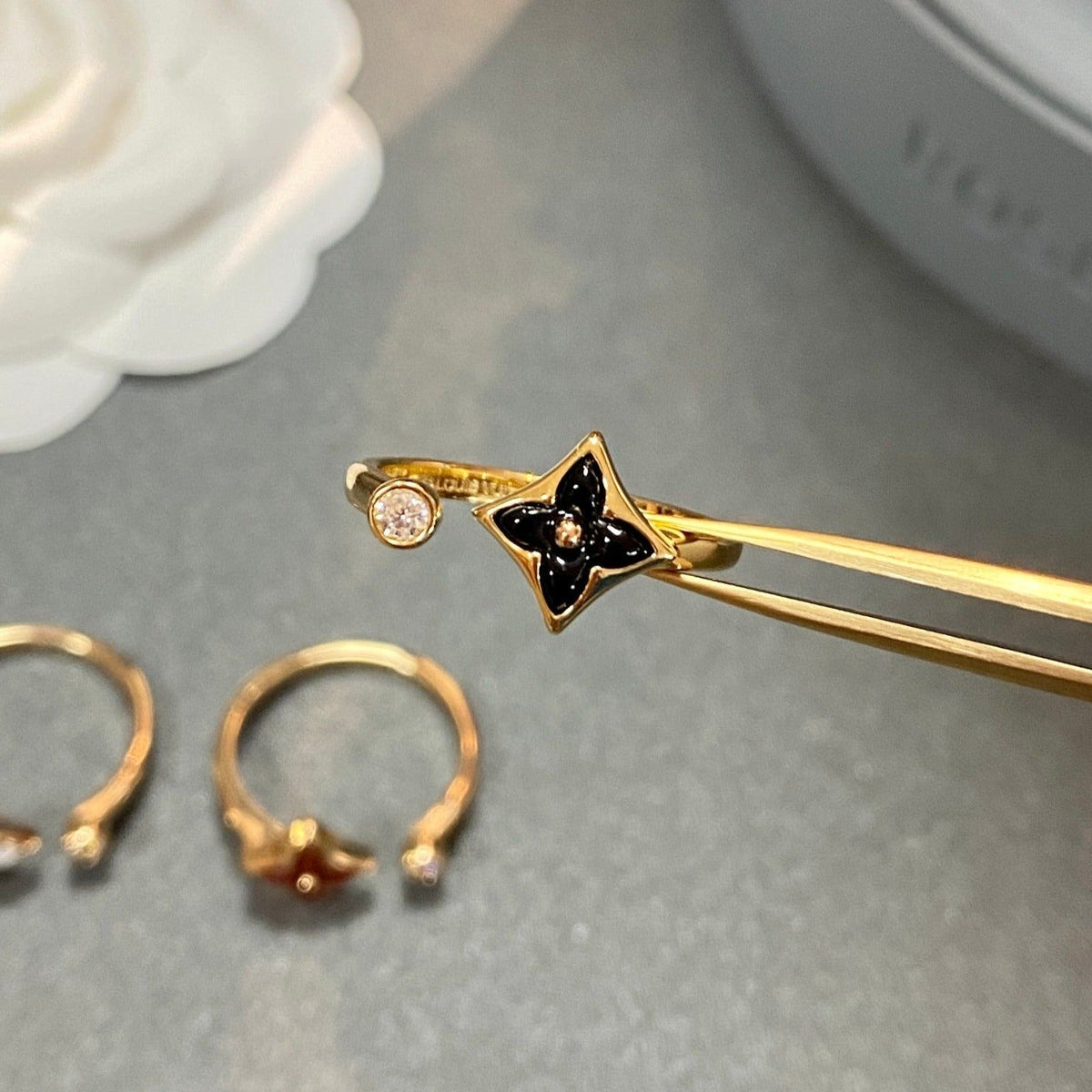 [sparkle Jewelry ]STAR 1 DIAMOND OPEN RING