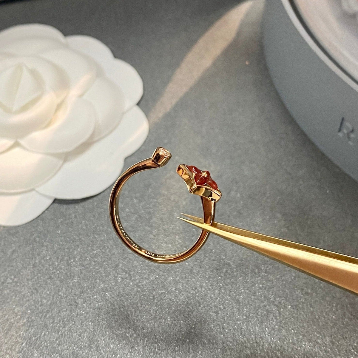 [sparkle Jewelry ]STAR 1 DIAMOND OPEN RING