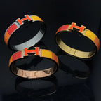 [sparkle Jewelry ]H BRACELET ORANGE RAINBOW CERAMIC