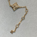 [sparkle Jewelry ]STAR AND SUN 4 MOTIFS GOLD DIAMONDS BRACELET