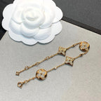 [sparkle Jewelry ]STAR AND SUN 4 MOTIFS GOLD DIAMONDS BRACELET