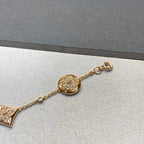 [sparkle Jewelry ]STAR AND SUN 4 MOTIFS GOLD DIAMONDS BRACELET