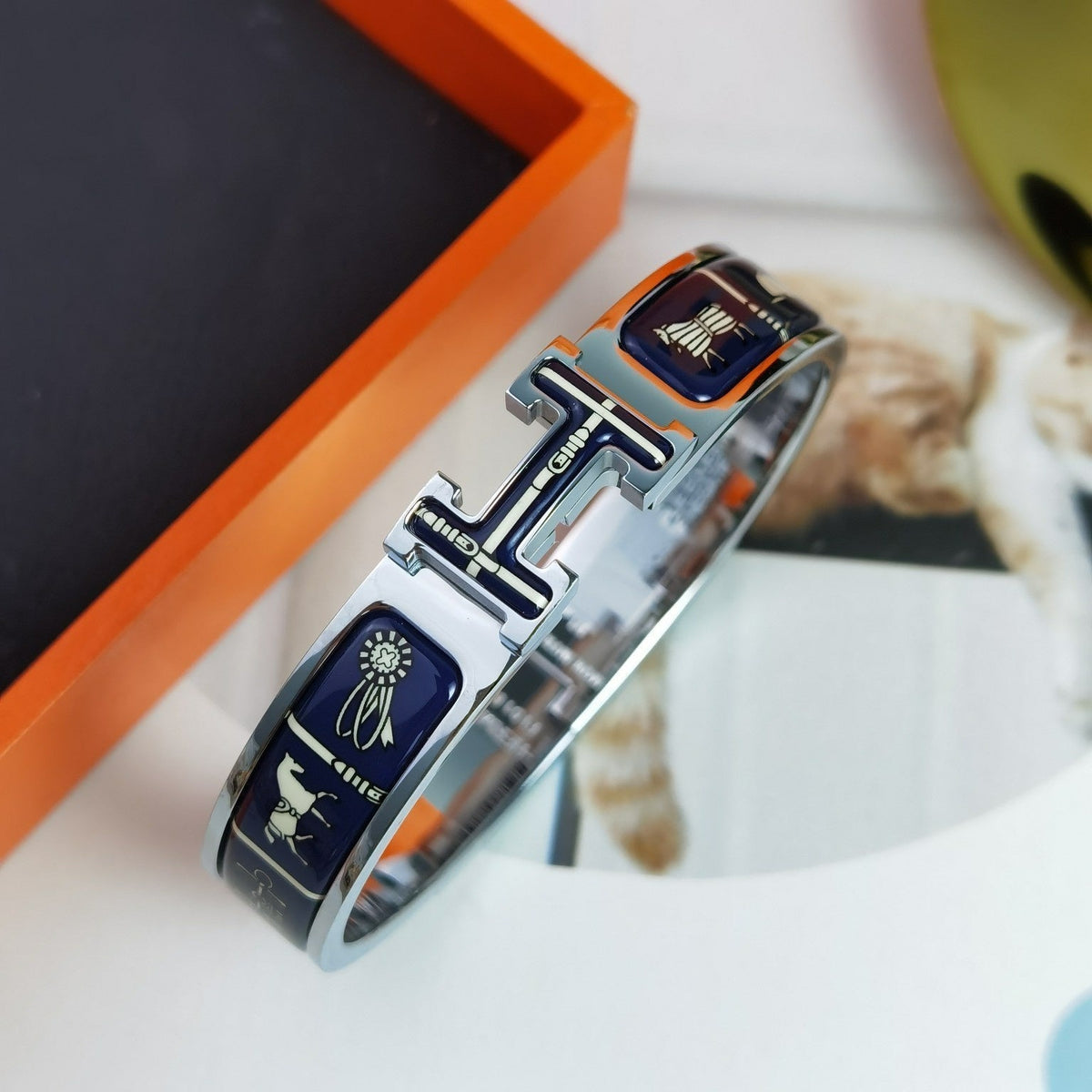 [sparkle Jewelry ]H COUVERTURES DARK BLUE BRACELET