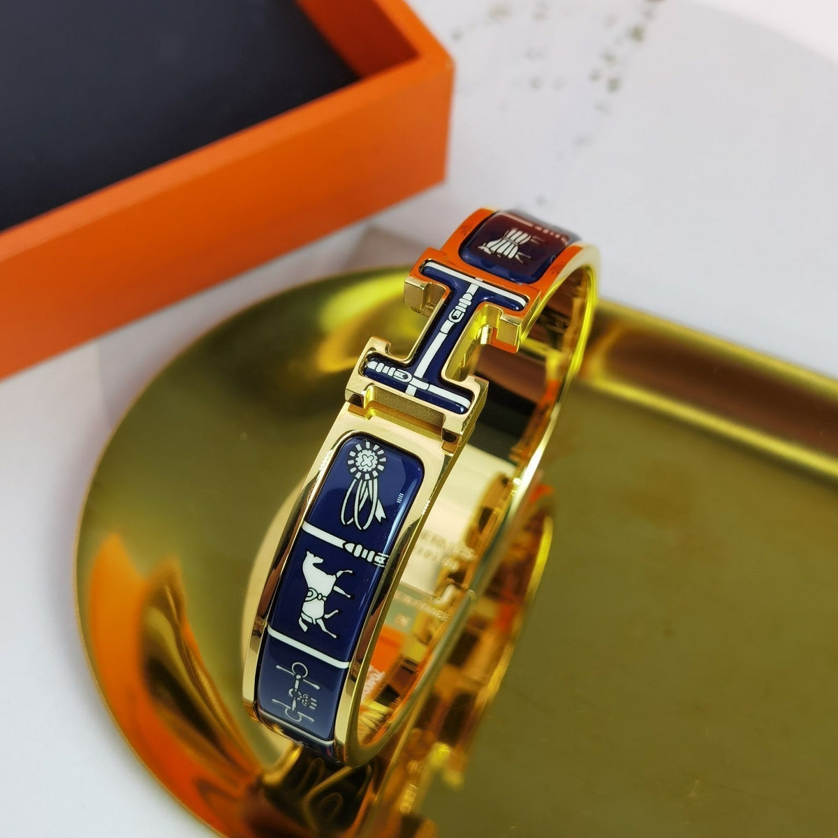 [sparkle Jewelry ]H COUVERTURES DARK BLUE BRACELET