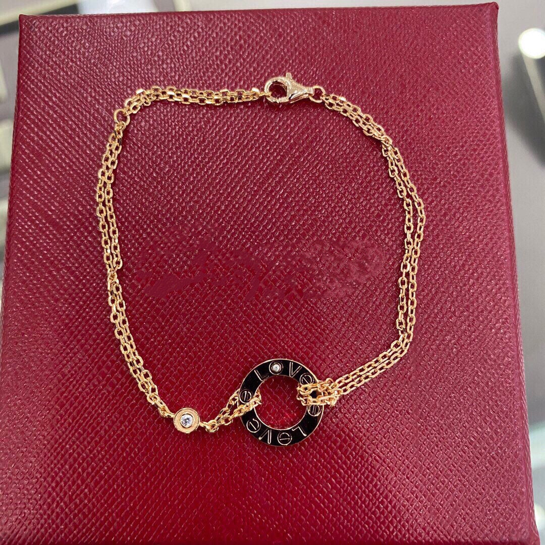 [sparkle Jewelery]LOVE BRACELET 2 DIAMOND