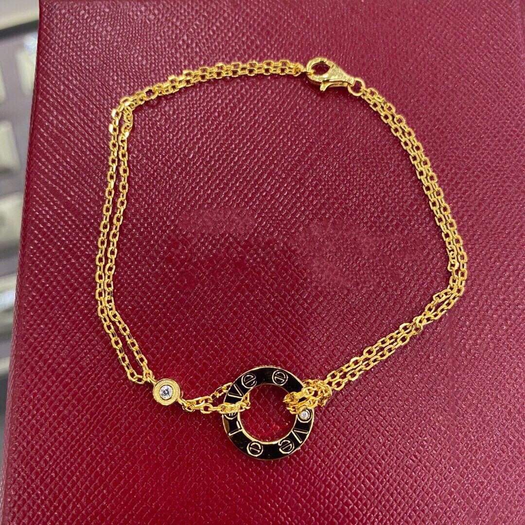 [sparkle Jewelery]LOVE BRACELET 2 DIAMOND