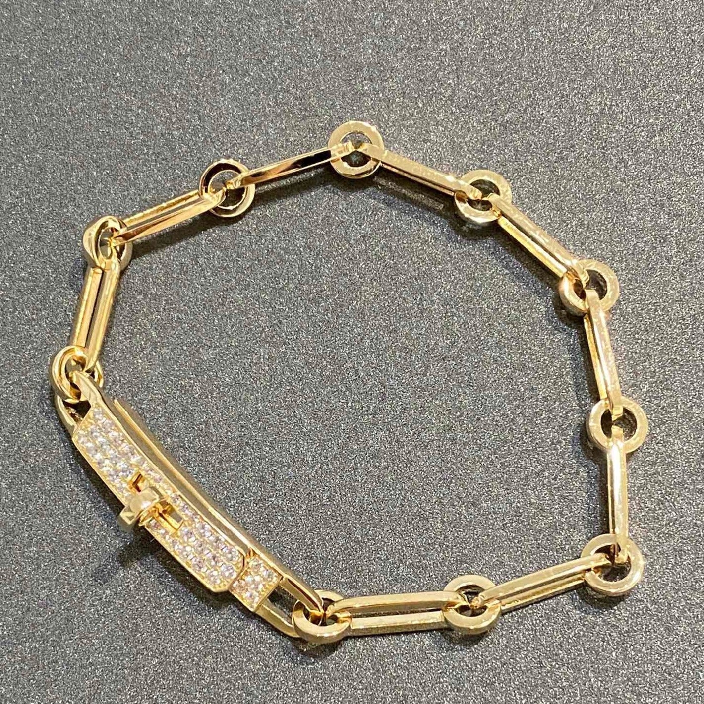 [Sparkle]CHAINE BRACELET SMALL MODEL DIAMOND