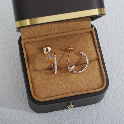 [sparkle Jewelery]JUSTE FULL DIAMOND SMALL EARRINGS