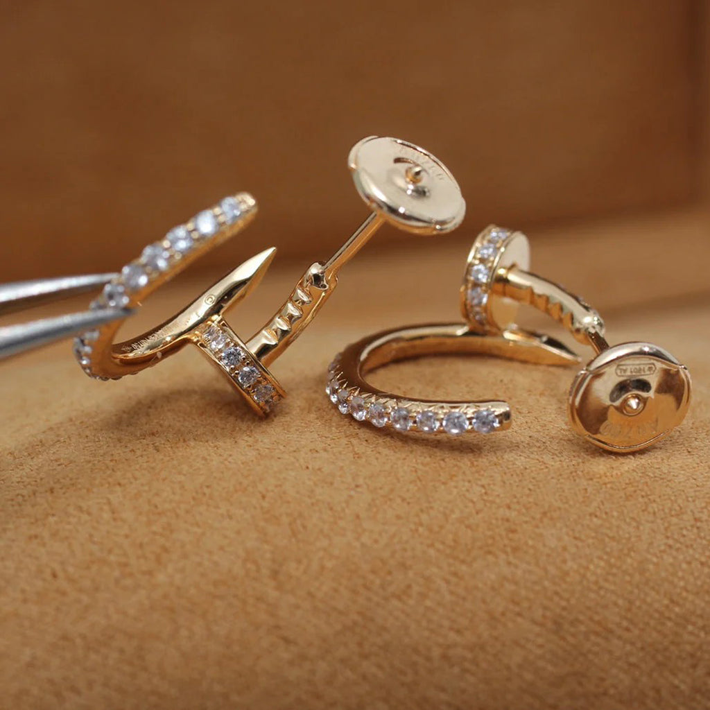 [sparkle Jewelery]JUSTE FULL DIAMOND SMALL EARRINGS