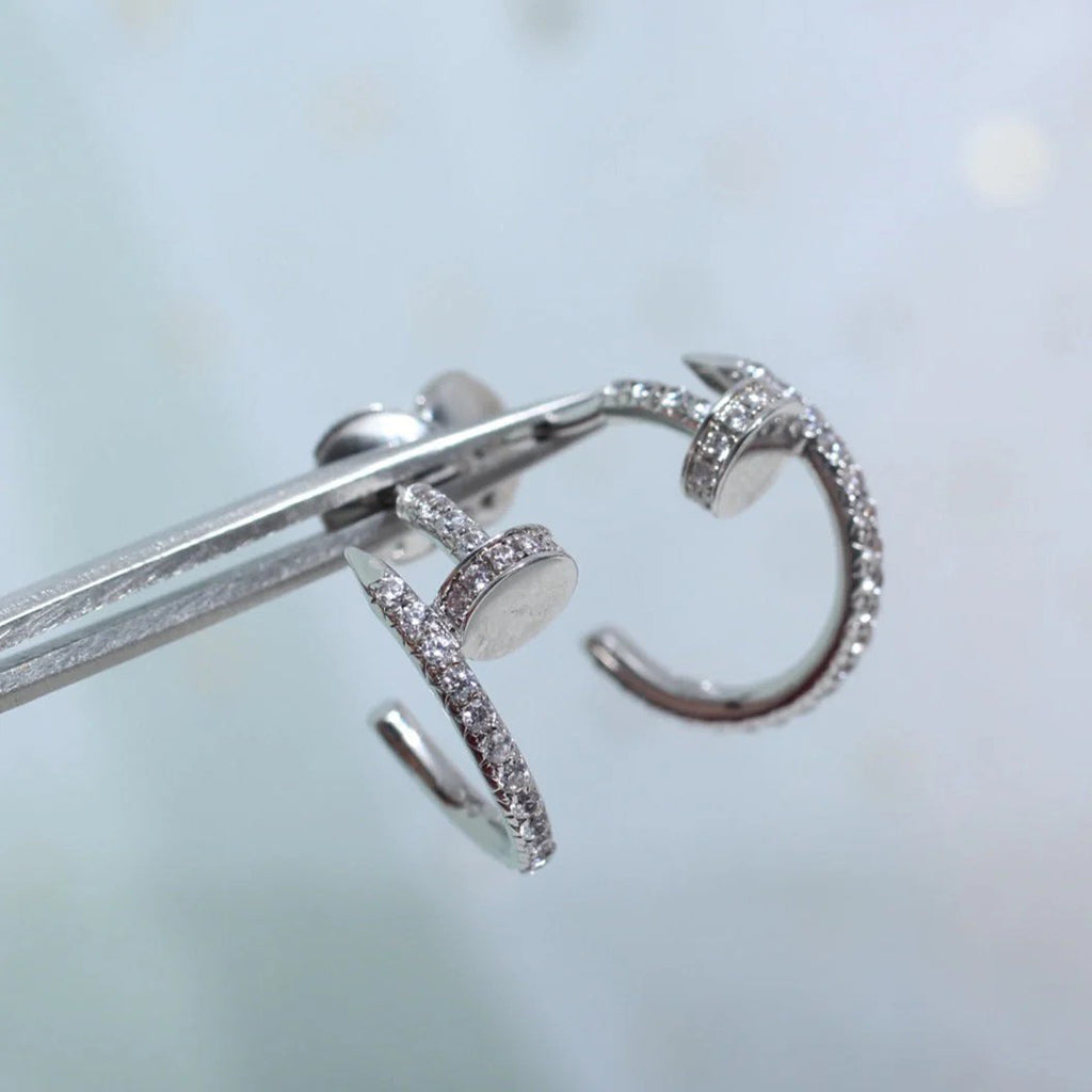 [sparkle Jewelery]JUSTE FULL DIAMOND SMALL EARRINGS