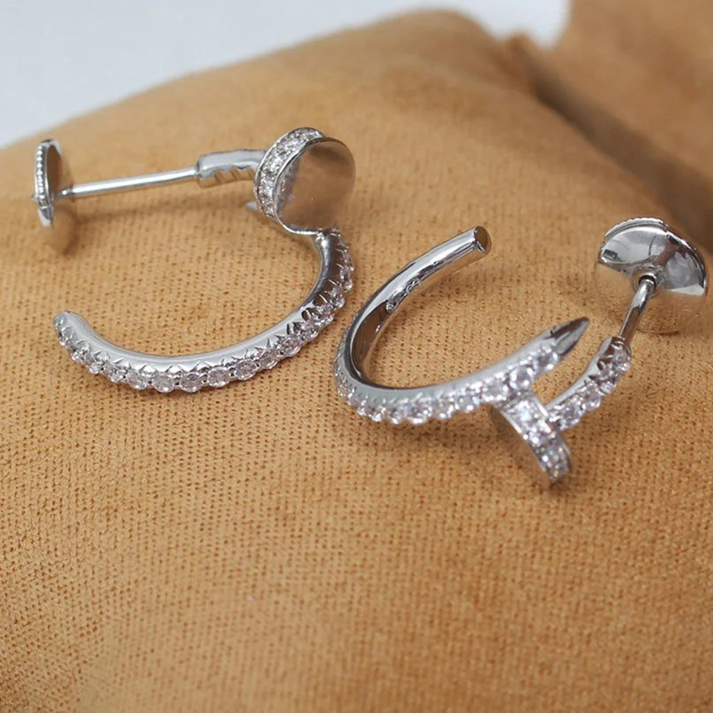 [sparkle Jewelery]JUSTE FULL DIAMOND SMALL EARRINGS