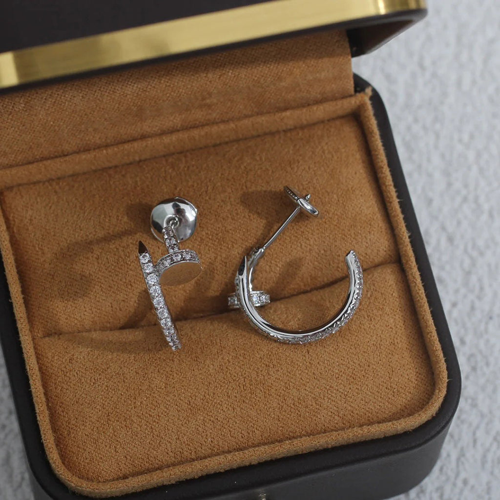[sparkle Jewelery]JUSTE FULL DIAMOND SMALL EARRINGS