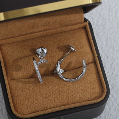[sparkle Jewelery]JUSTE FULL DIAMOND SMALL EARRINGS