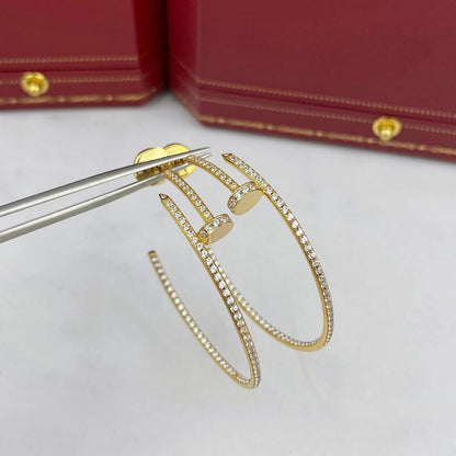 [sparkle Jewelery]JUSTE FULL DIAMOND LARGE EARRINGS