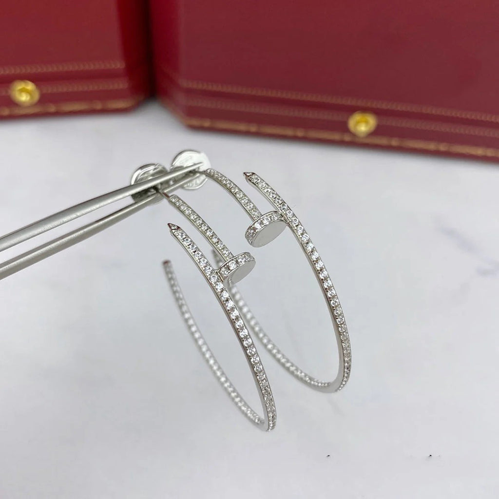 [sparkle Jewelery]JUSTE FULL DIAMOND LARGE EARRINGS
