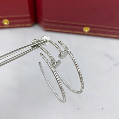 [sparkle Jewelery]JUSTE FULL DIAMOND LARGE EARRINGS
