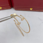 [sparkle Jewelery]JUSTE FULL DIAMOND LARGE EARRINGS