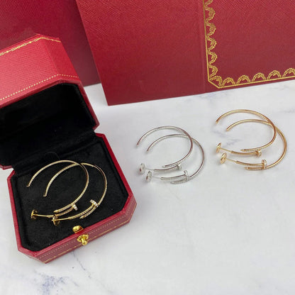 [sparkle Jewelery]JUSTE FULL DIAMOND LARGE EARRINGS
